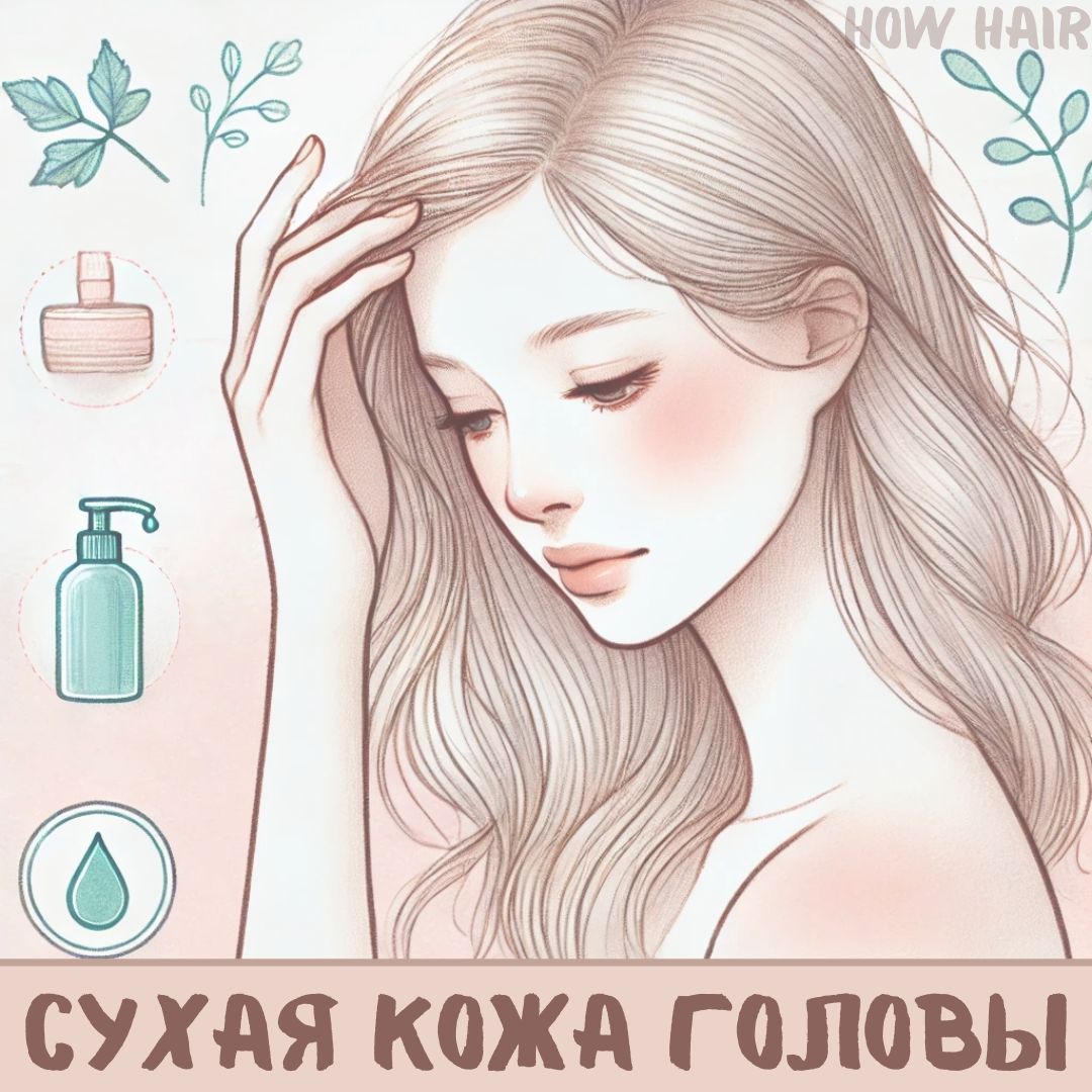 Уход за сухой кожей головы