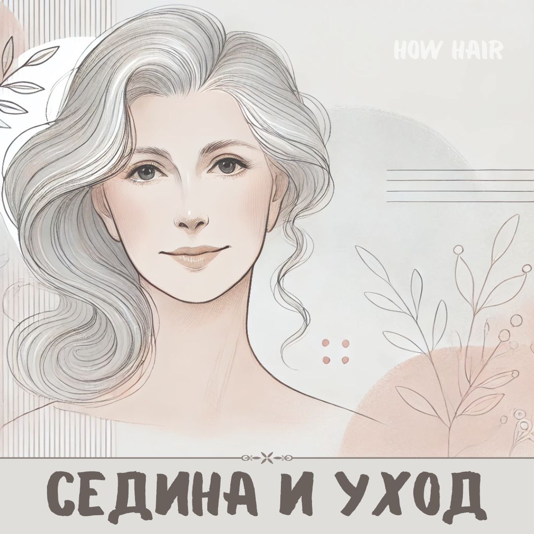 Уход за седыми волосами