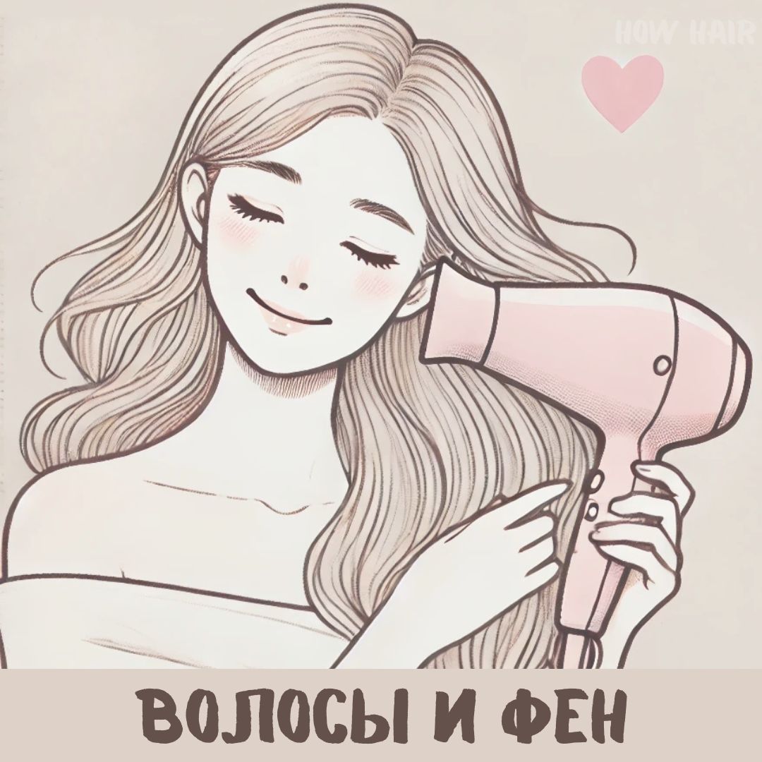Волосы и фен